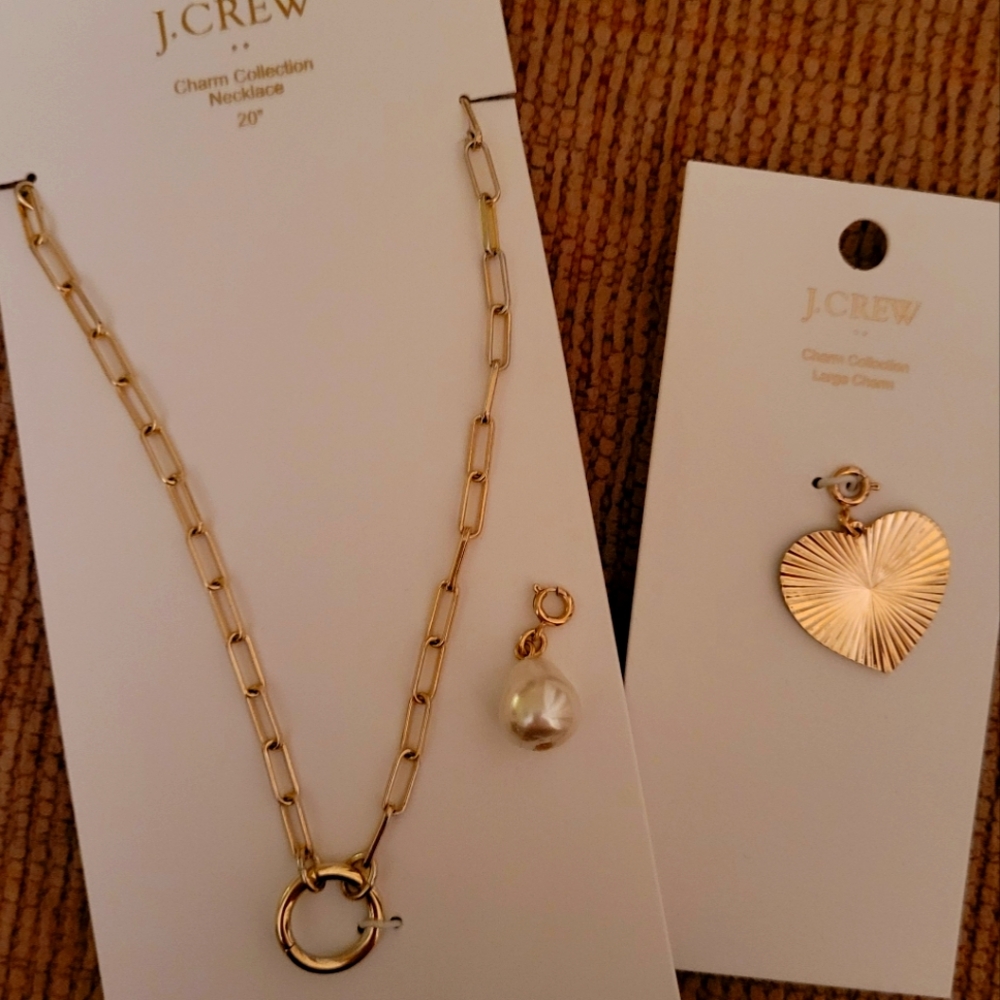 J.Crew 20" Charm Necklace NWT